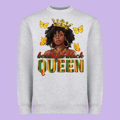 Heavyweight Sweatshirt beautiful black queen