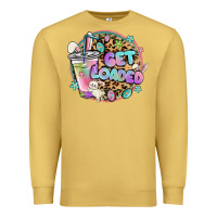 Antique Gold get loaded rabbit and easter Premium Sweatshirt - MaliasSmallBusiness