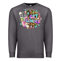 Charcoal Heather get loaded rabbit and easter Premium Sweatshirt - MaliasSmallBusiness
