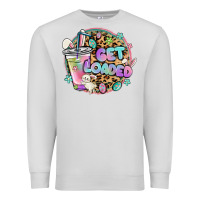 Dove Grey get loaded rabbit and easter Premium Sweatshirt - MaliasSmallBusiness