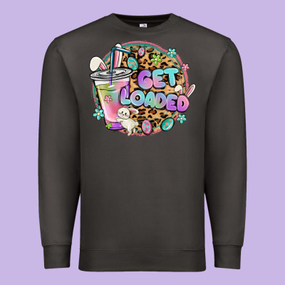 Get Loaded Rabbit And Easter Premium Sweatshirt Designed By Maliassmallbusiness