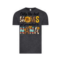 Vintage Black only the best moms get promoted to nana Vintage Tee - texasbilliewilder
