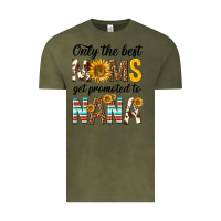 Vintage Olive only the best moms get promoted to nana Vintage Tee - texasbilliewilder
