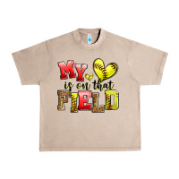 French Oak my heart is on that field softball Urban Heavy Tee - Zillion Design Studio