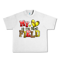 Lunar Rock my heart is on that field softball Urban Heavy Tee - Zillion Design Studio