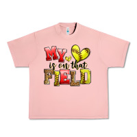 Salmon my heart is on that field softball Urban Heavy Tee - Zillion Design Studio