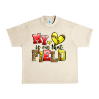 Sandshell my heart is on that field softball Urban Heavy Tee - Zillion Design Studio