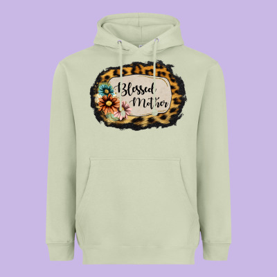 Blessed Mother Heavyweight Hoodie Designed By Jasminsmagicworld