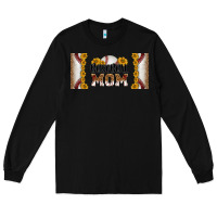 Black leopard baseball mom 16oz libbey glass Long Sleeve Tee - HRA Design Shop