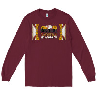 Burgundy leopard baseball mom 16oz libbey glass Long Sleeve Tee - HRA Design Shop