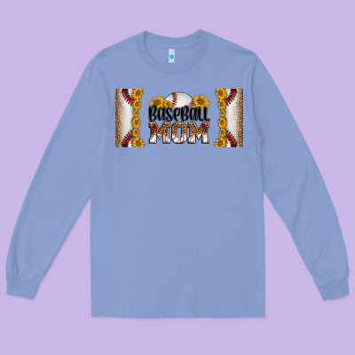 Leopard Baseball Mom 16oz Libbey Glass Long Sleeve Tee Designed By Hra Design Shop