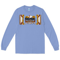 Colony Blue leopard baseball mom 16oz libbey glass Long Sleeve Tee - HRA Design Shop