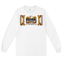 White leopard baseball mom 16oz libbey glass Long Sleeve Tee - HRA Design Shop