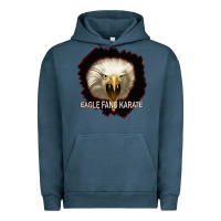 Pigment Midnight Navy Eagle Fang Karate Urban Hoodie - Bettercallsaul