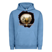 Pigment Pebble Blue Eagle Fang Karate Urban Hoodie - Bettercallsaul