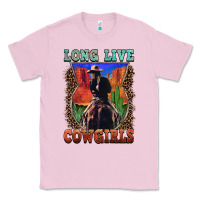 Bubblegum Pink long live cowgirls Classic Tee - FaDigitalArtStudio