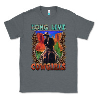 Charcoal Heather long live cowgirls Classic Tee - FaDigitalArtStudio