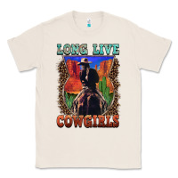 Natural long live cowgirls Classic Tee - FaDigitalArtStudio