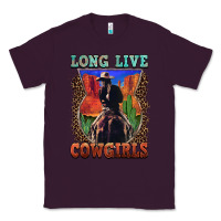 Plum long live cowgirls Classic Tee - FaDigitalArtStudio