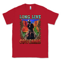 Red long live cowgirls Classic Tee - FaDigitalArtStudio