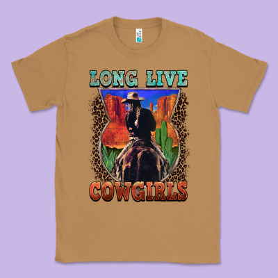 Long Live Cowgirls Classic Tee Designed By Fadigitalartstudio
