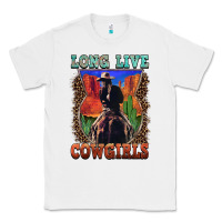White long live cowgirls Classic Tee - FaDigitalArtStudio