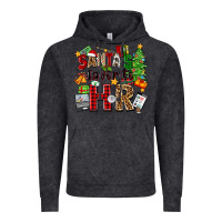 Vintage Black santa's favorite hr Vintage Hoodie - Zillion Design Studio