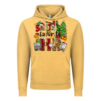 Vintage Mustard santa's favorite hr Vintage Hoodie - Zillion Design Studio