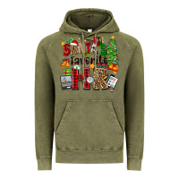 Vintage Olive santa's favorite hr Vintage Hoodie - Zillion Design Studio
