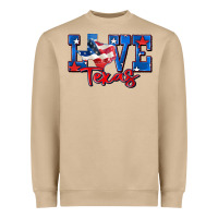 Mushroom love texas map Heavyweight Sweatshirt - Zillion Design Studio