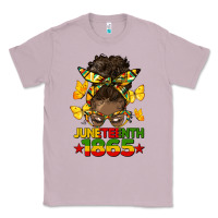 Lilac juneteenth 1865 afro bun Classic Tee - HRA Design Shop