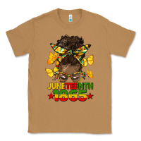 Toasted Coconut juneteenth 1865 afro bun Classic Tee - HRA Design Shop