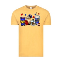 Vintage Mustard police coffee cups Vintage Tee - Zillion Design Studio