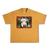 Peanut Butter christmas cow with background Urban Heavy Tee - RanaPortraitStore