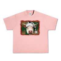 Salmon christmas cow with background Urban Heavy Tee - RanaPortraitStore
