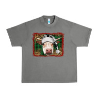 Tornado christmas cow with background Urban Heavy Tee - RanaPortraitStore