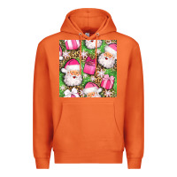 Carrot christmas santa claus and gift box seamless pattern bbs Premium Hoodie - BundleAndBundleShop