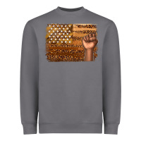 Storm American melanin flag Heavyweight Sweatshirt - texasbilliewilder
