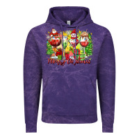 Merry Christmas Wine Glasses Vintage Hoodie | Teevron