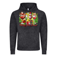 Vintage Black merry christmas wine glasses Vintage Hoodie - Zillion Design Studio