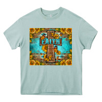 Arona Western Faith Cross Butterfly Heavy Core Tee - LillyAllenDesigns