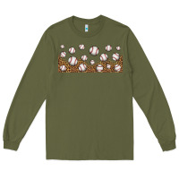 Army Green leopard baseball 16oz libbey glass Long Sleeve Tee - HRA Design Shop