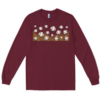 Burgundy leopard baseball 16oz libbey glass Long Sleeve Tee - HRA Design Shop