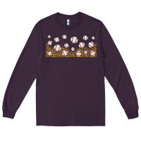 Plum leopard baseball 16oz libbey glass Long Sleeve Tee - HRA Design Shop