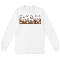 White leopard baseball 16oz libbey glass Long Sleeve Tee - HRA Design Shop