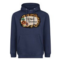 Navy blessed grandma Heavyweight Hoodie - Jasminsmagicworld