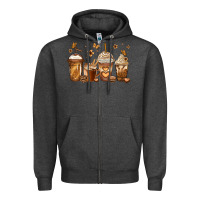 Charcoal Heather melanin afro coffee cups Zipper Hoodie - Jasminsmagicworld