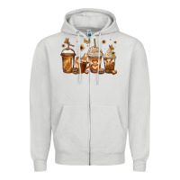 Dove Grey melanin afro coffee cups Zipper Hoodie - Jasminsmagicworld