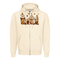 Sandshell melanin afro coffee cups Zipper Hoodie - Jasminsmagicworld