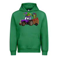Emerald mardi gras mask crawfish farm tractor Urban Hoodie - RanaPortraitStore